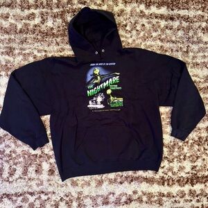 Men’s Disney Nightmare Before Christmas’s Christmas Hoodie- 2XL